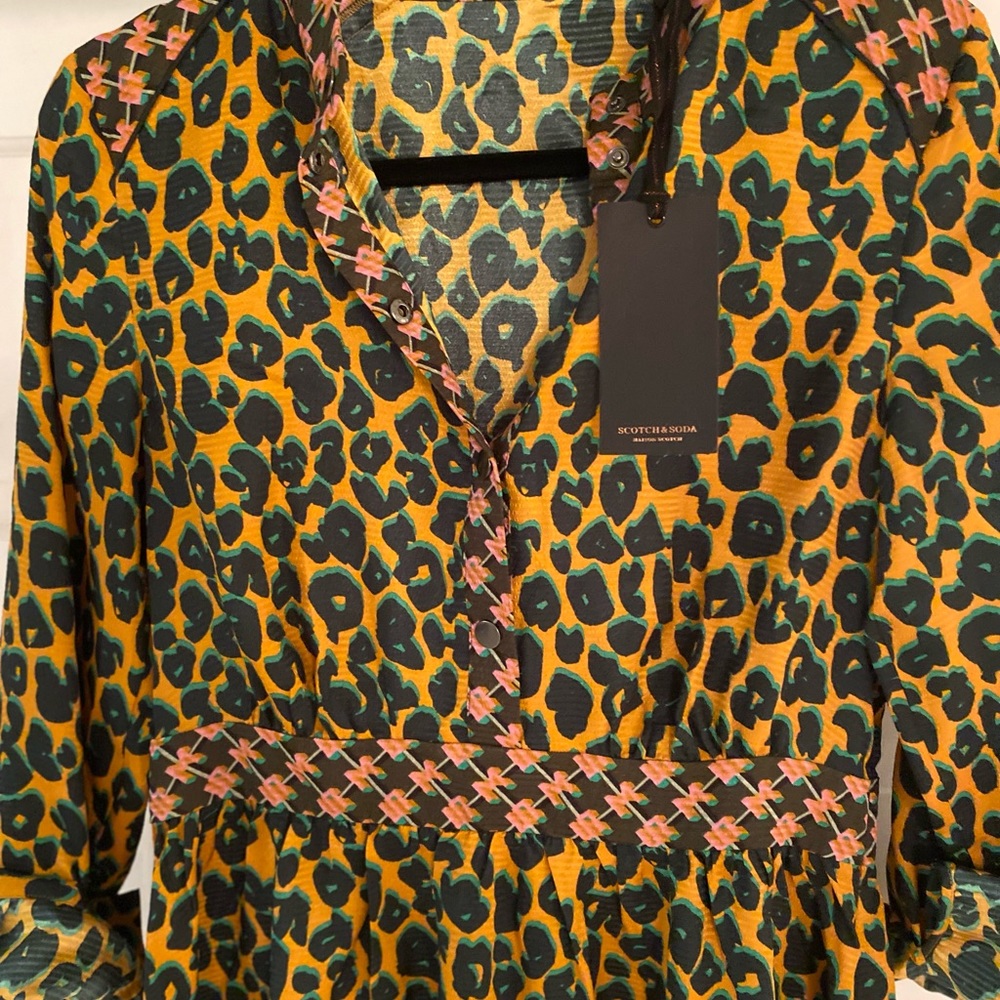 Scotch & Soda midi silk blend dress - Picture 3 of 3